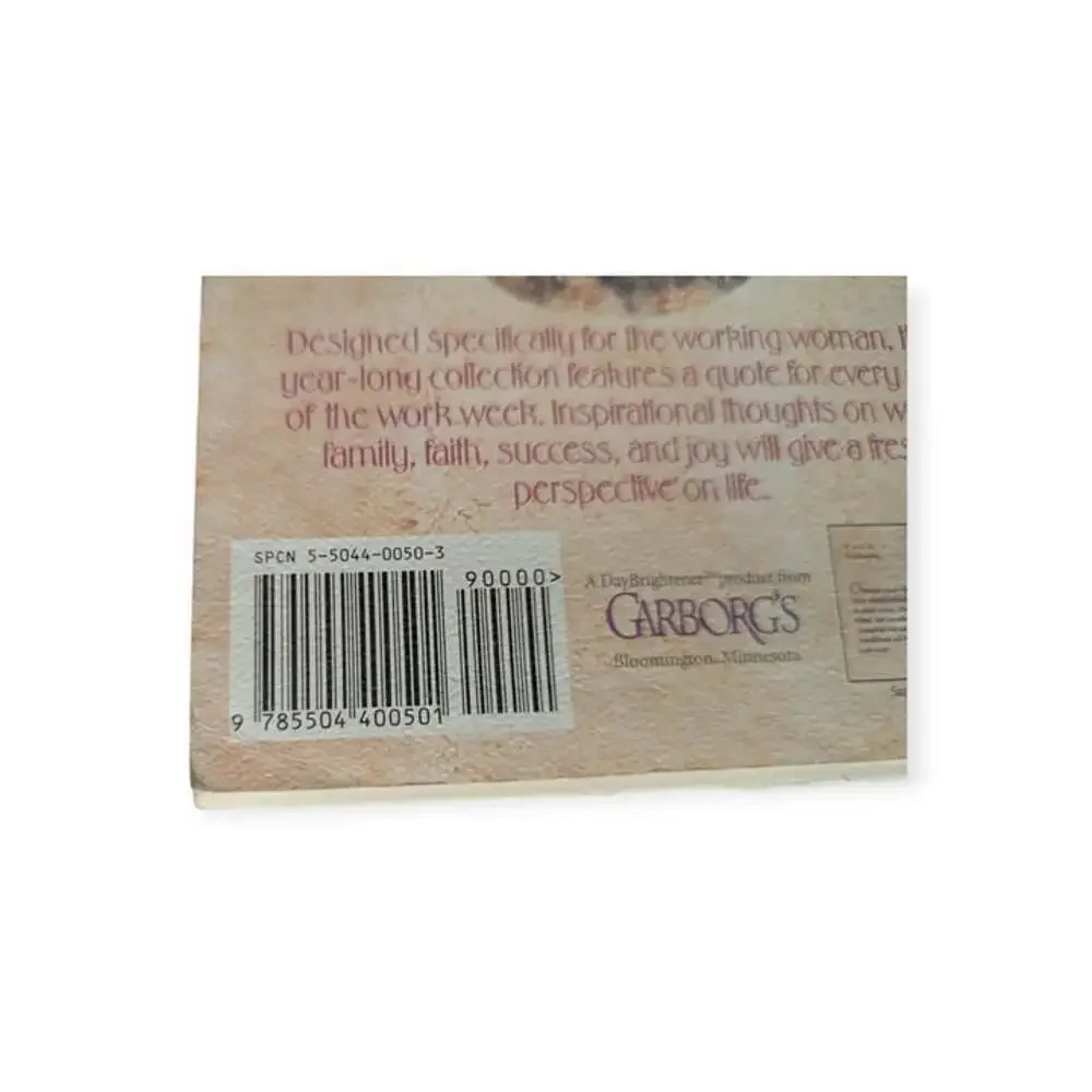 A Working Woman's Guide to Joy Spiral Daily Perpetual Calendar by Gwen Weising